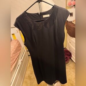Calvin Klein Black Sequin Mini Dress